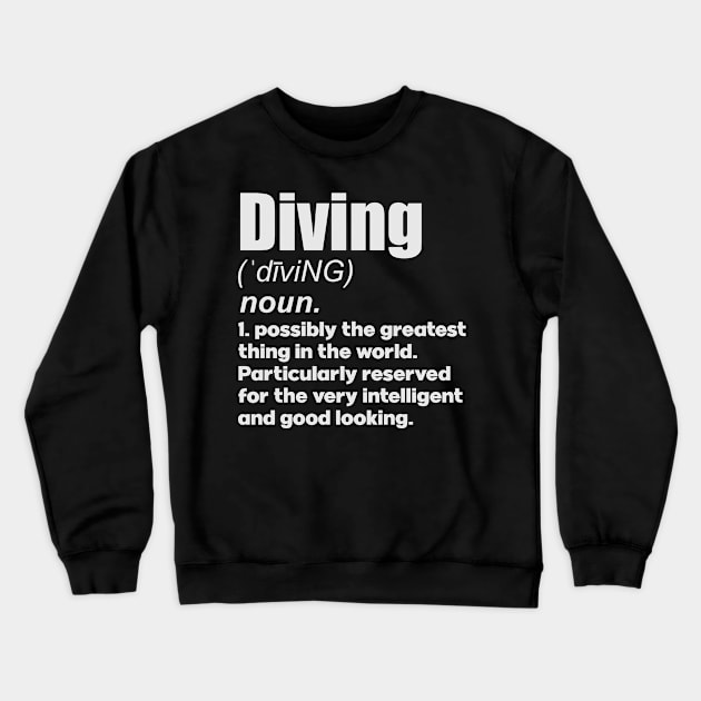 Diving girl coach gift Crewneck Sweatshirt by SerenityByAlex